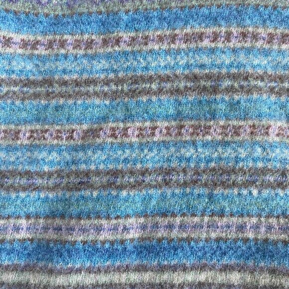 Vintage Lauren Ralph Lauren Lambswool Fair Isle Top Size S Preppy Coastal - Picture 8 of 8